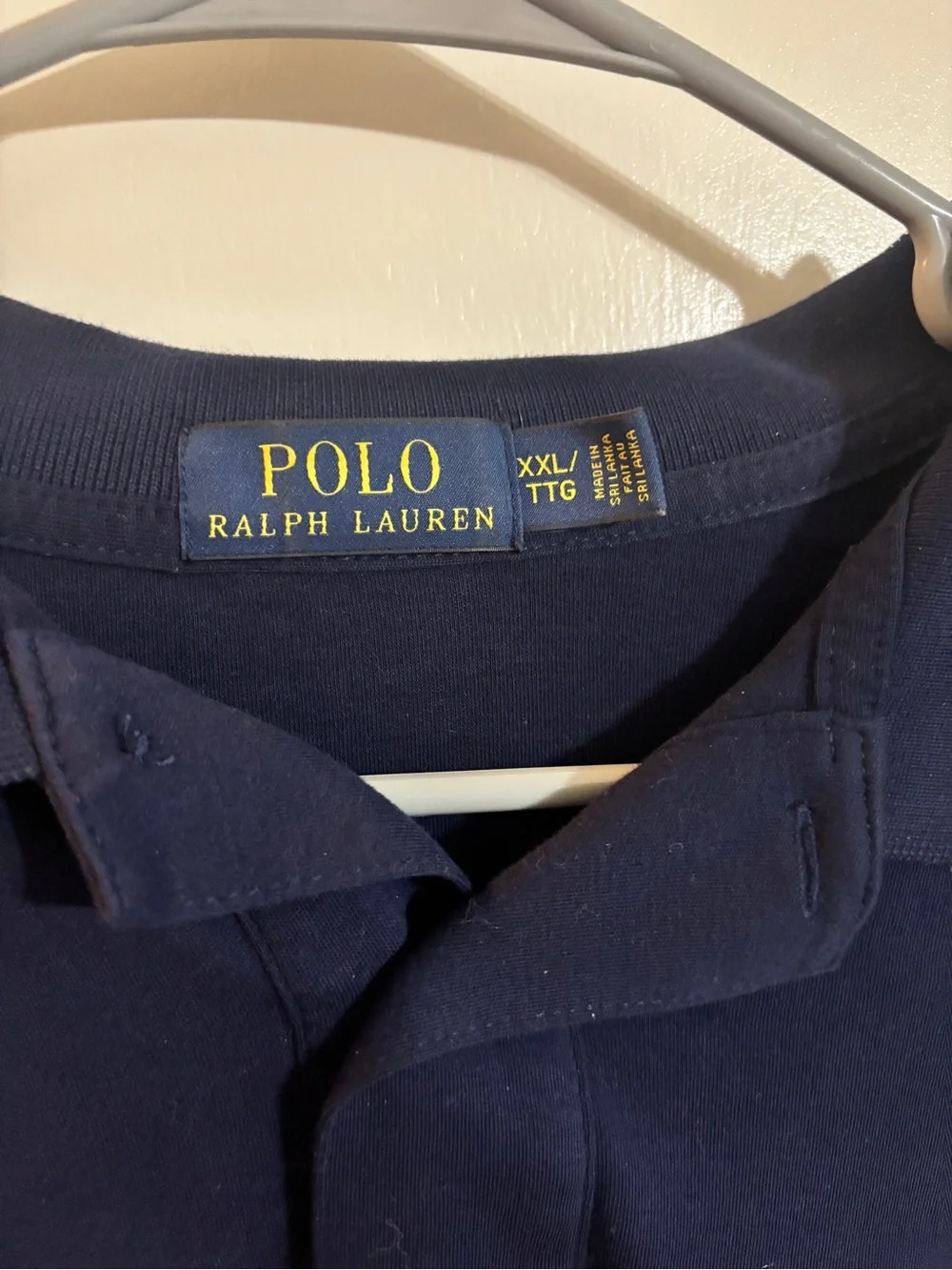 Ralph Lauren Polo Shirt in Navy with White Pony